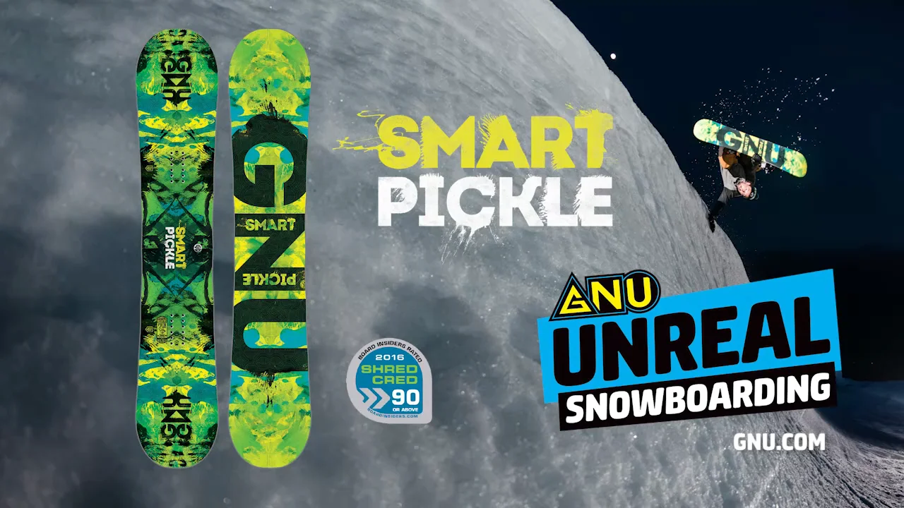 GNU Smart Pickle PBTX Snowboard 2016 | evo