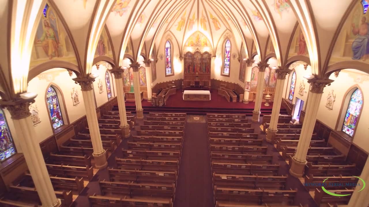 St. Francis Xavier Church (Interior) Winooski, VT on Vimeo
