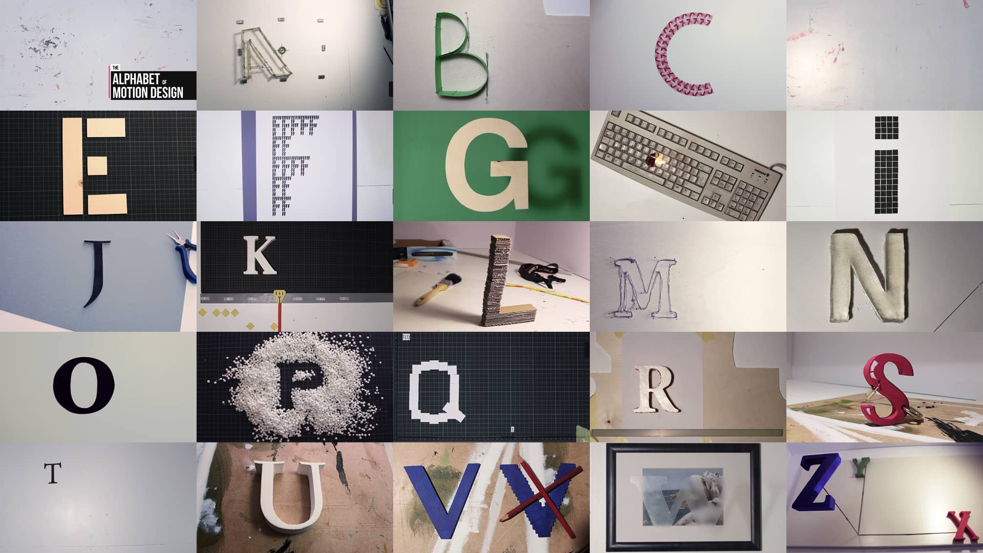 The Alphabet of Motion Design on Vimeo