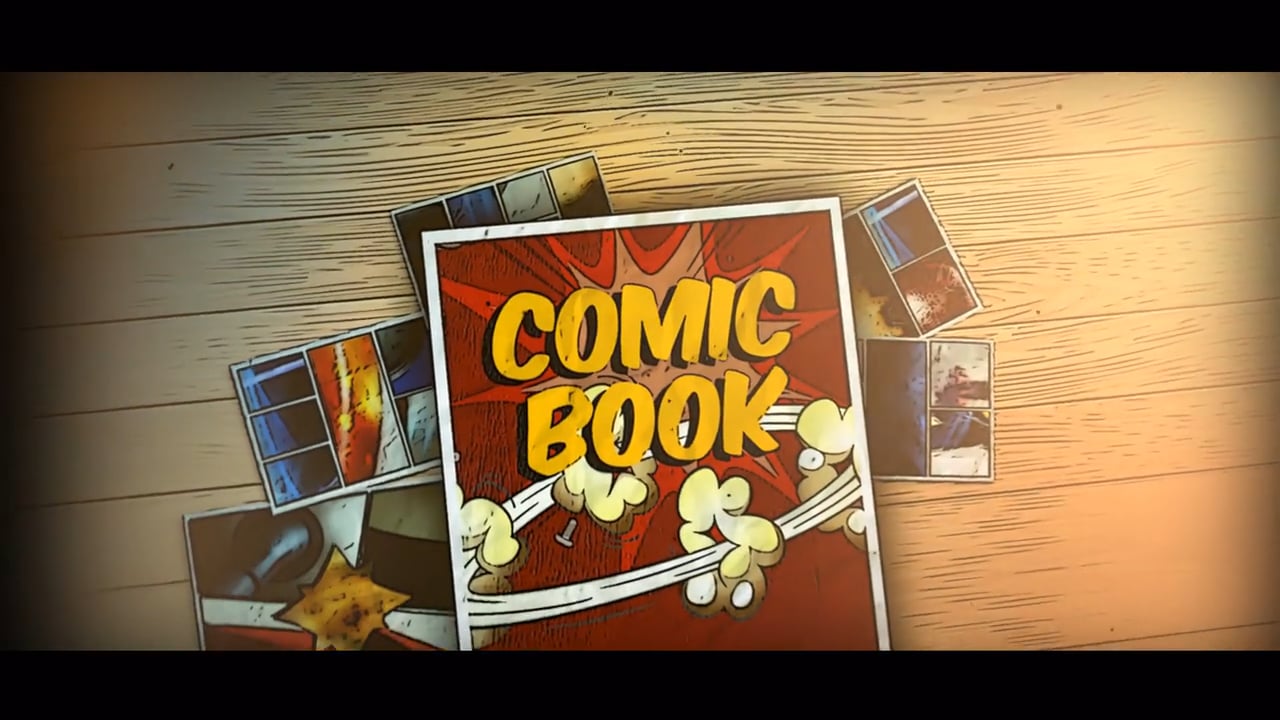 comic book after effects template download