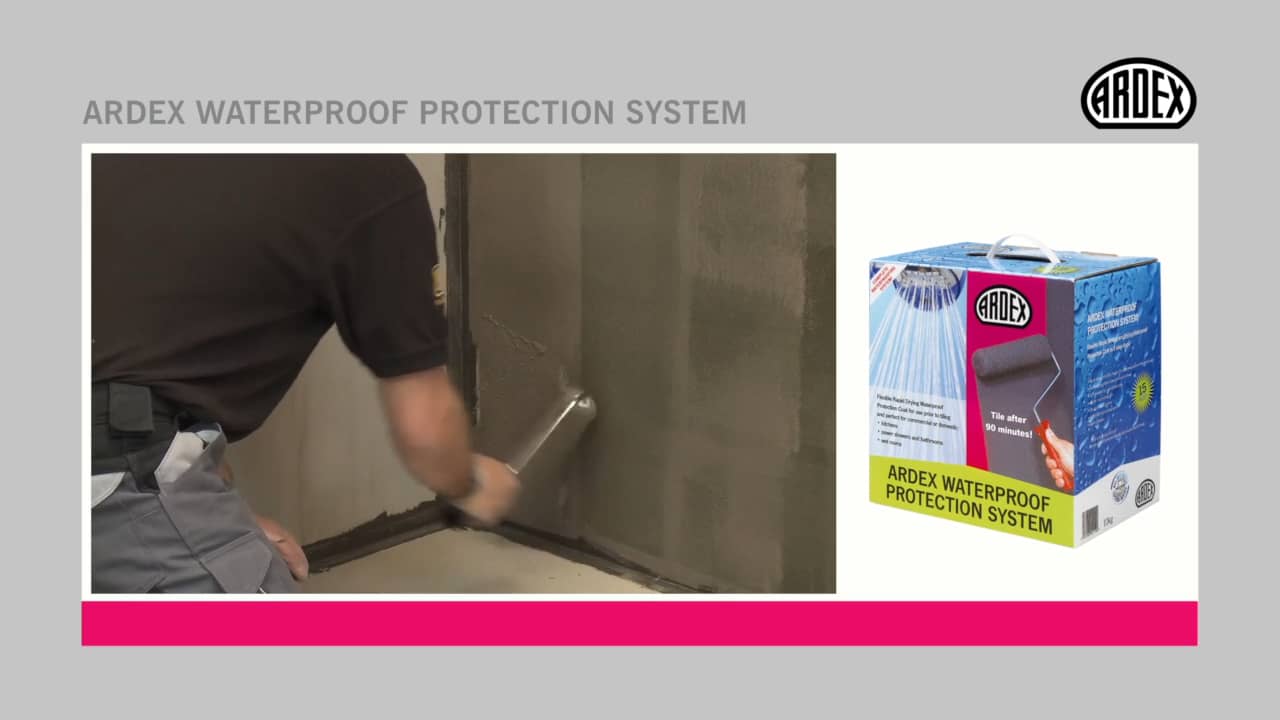 ARDEX WPC Flexible Rapid Drying Waterproof Protection Coating on Vimeo