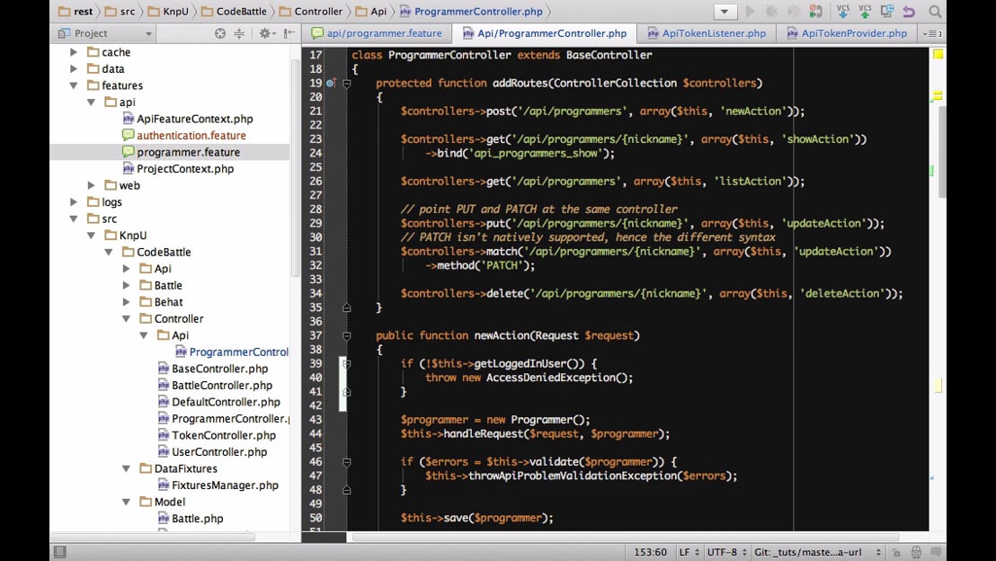Securing More Endpoints > RESTful APIs in the Real World Course 2