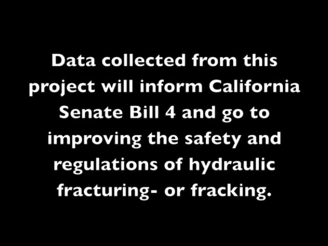 Environment Senior Practicum: Helping California Set the Rules for Fracking