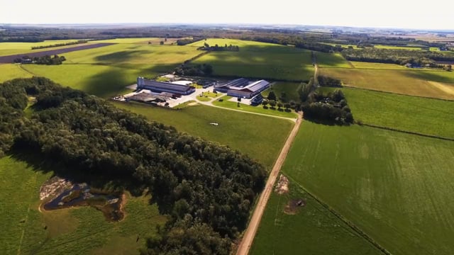 Kærsholm-Overgaard fra luften