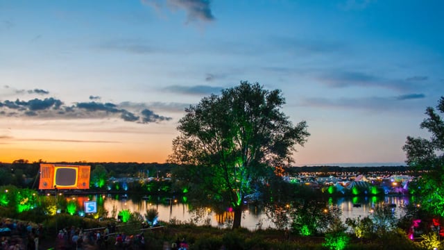 The Secret Garden Party - Combination of time-lapse, filming and film production