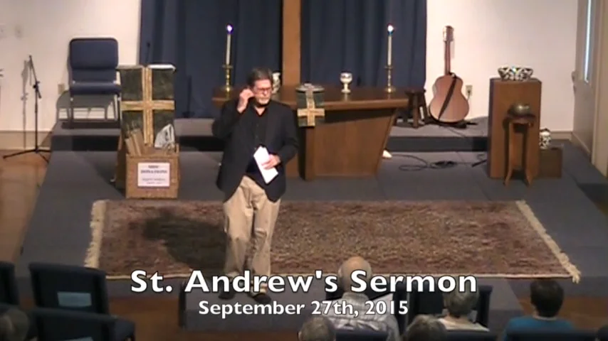St Andrews Sermon 2015-09-27 -- Jim Rigby, 