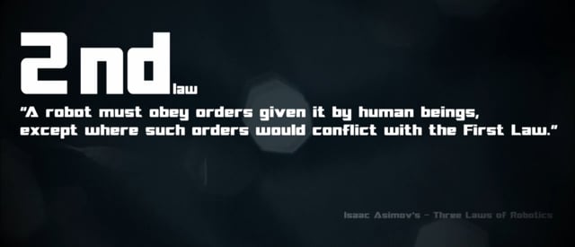 Experiment: The 2nd Law of Robotics