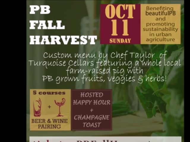 Pacific Beach Fall Harvest Fundraiser