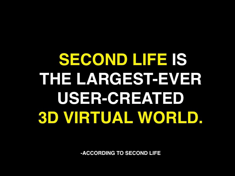Second Life on Vimeo