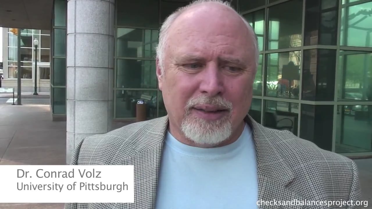 Dr. Conrad Volz on leaky wells