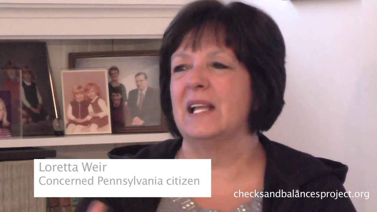 Loretta Weir reacts to gas industry calling citizens insurgents