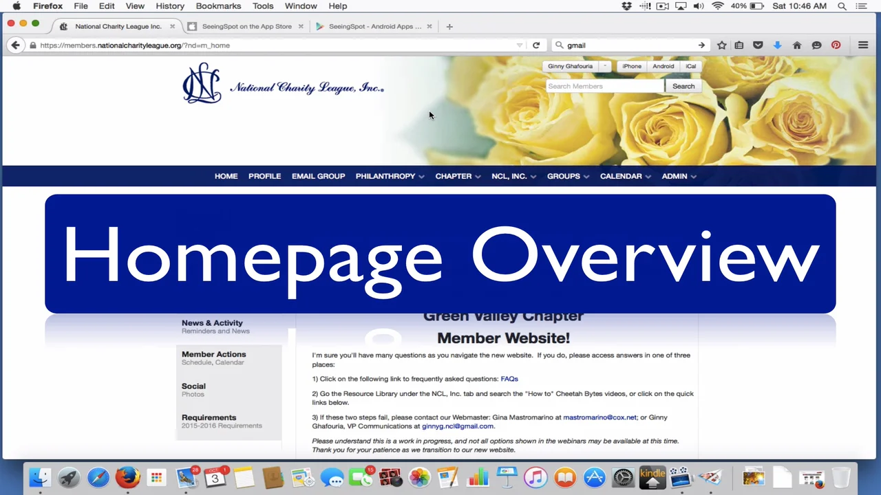 Website Tutorial - Homepage Overview on Vimeo