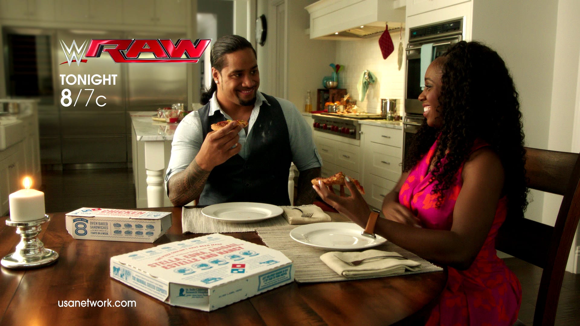 USA - "WWE/Domino's" Branded Spot