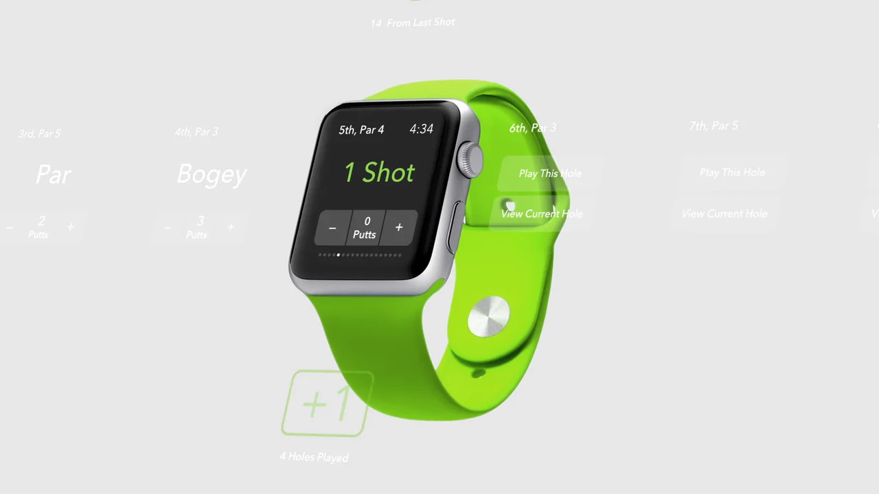 User Flow for Arccos Apple Watch