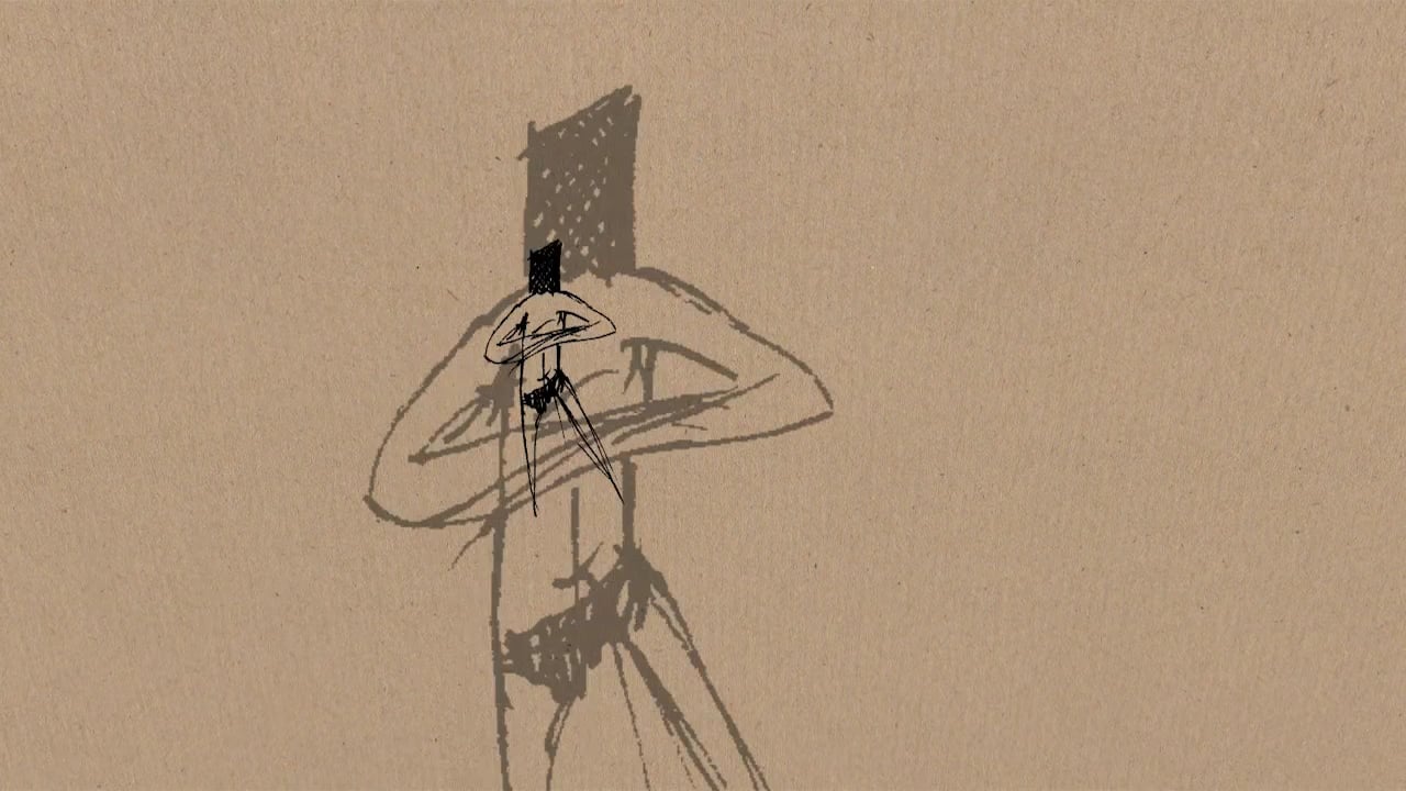 Danse Macabre - animation India ink on Vimeo