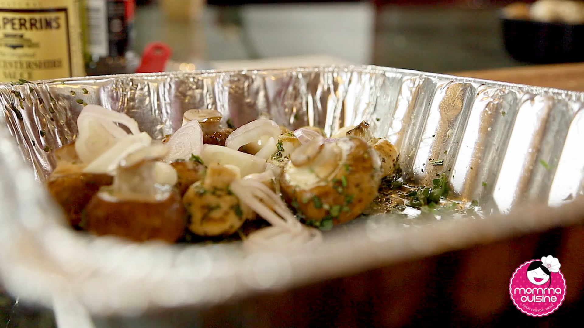 Momma Cuisine - Herb Roasted Mushrooms