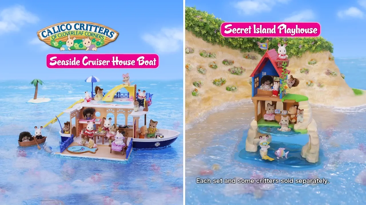 Calico critters 2024 island playhouse