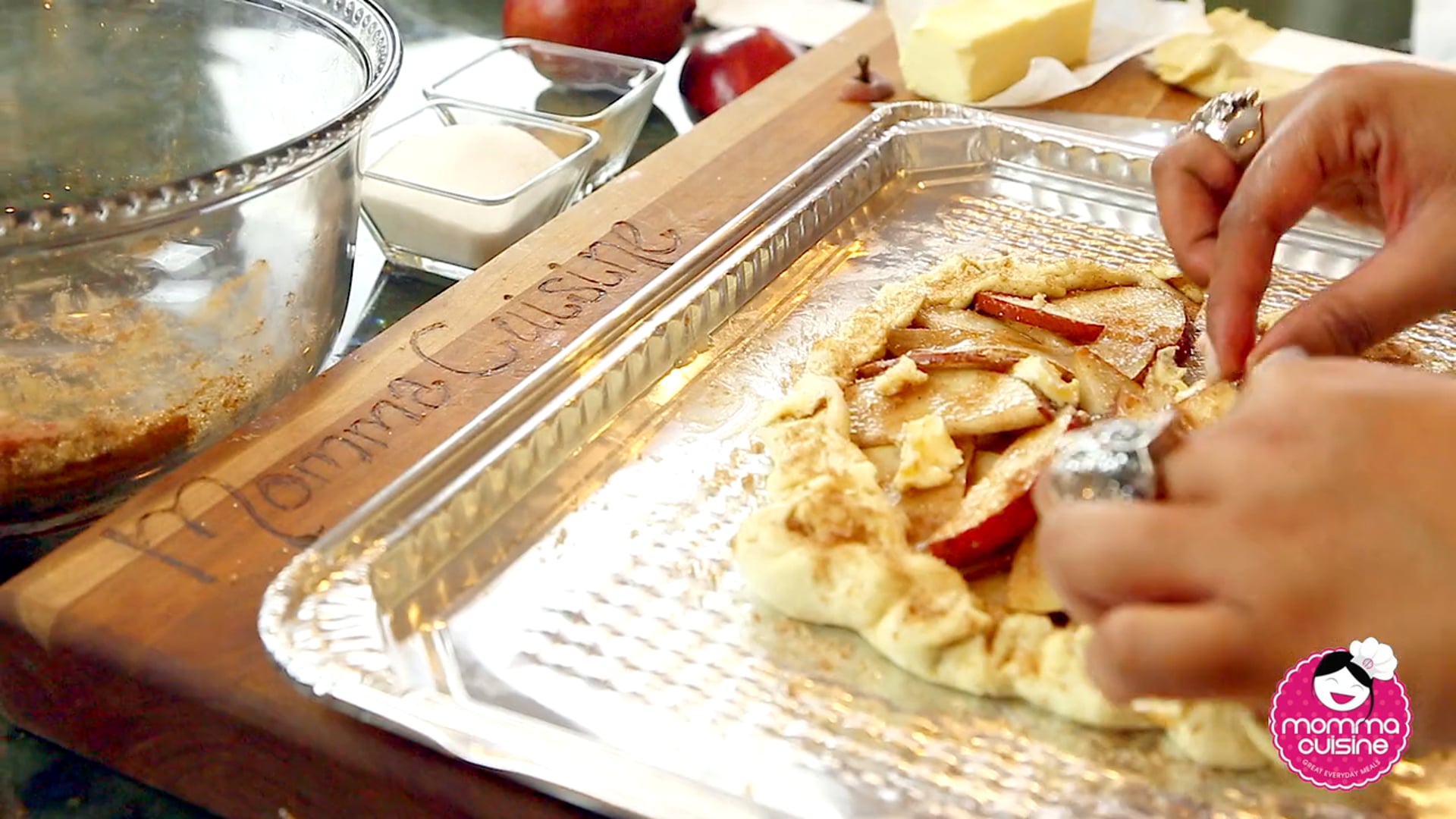 Momma Cuisine - Rustic Pear Galette