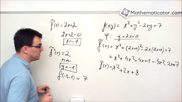 25. Vázané extrémy - Explicitní vazba - Jak na to