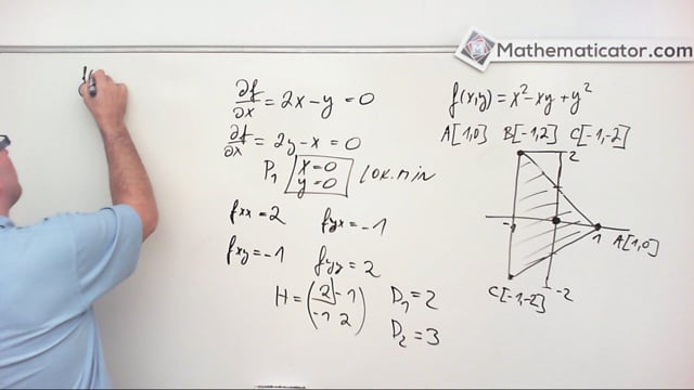 35. Extrémy na kompaktních množinách 3 - Příklad 2