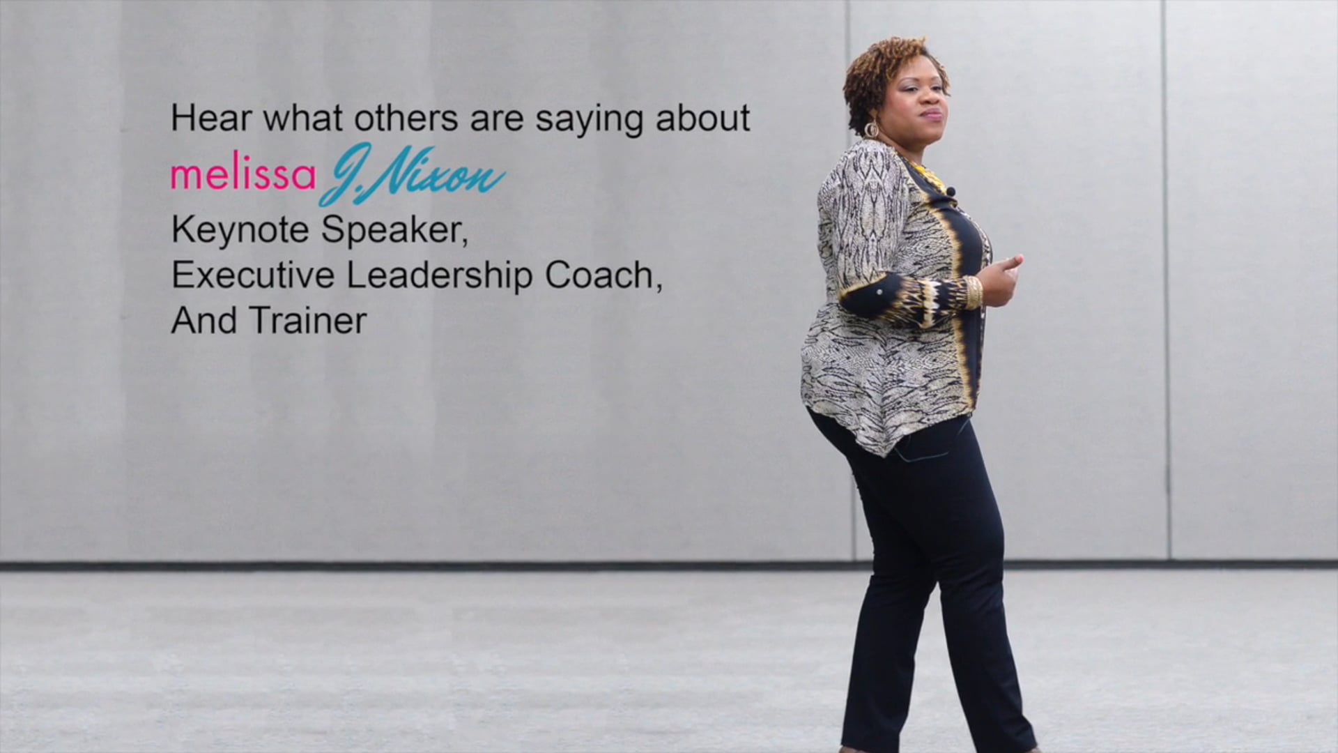 Promotional video thumbnail 1 for Keynote Speaking