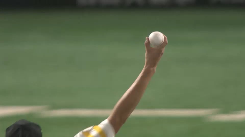 【1回表】ホークス・武田 垂直落下の「スローカーブ」で空振り三振!! 2015/10/14 CS Final H-M