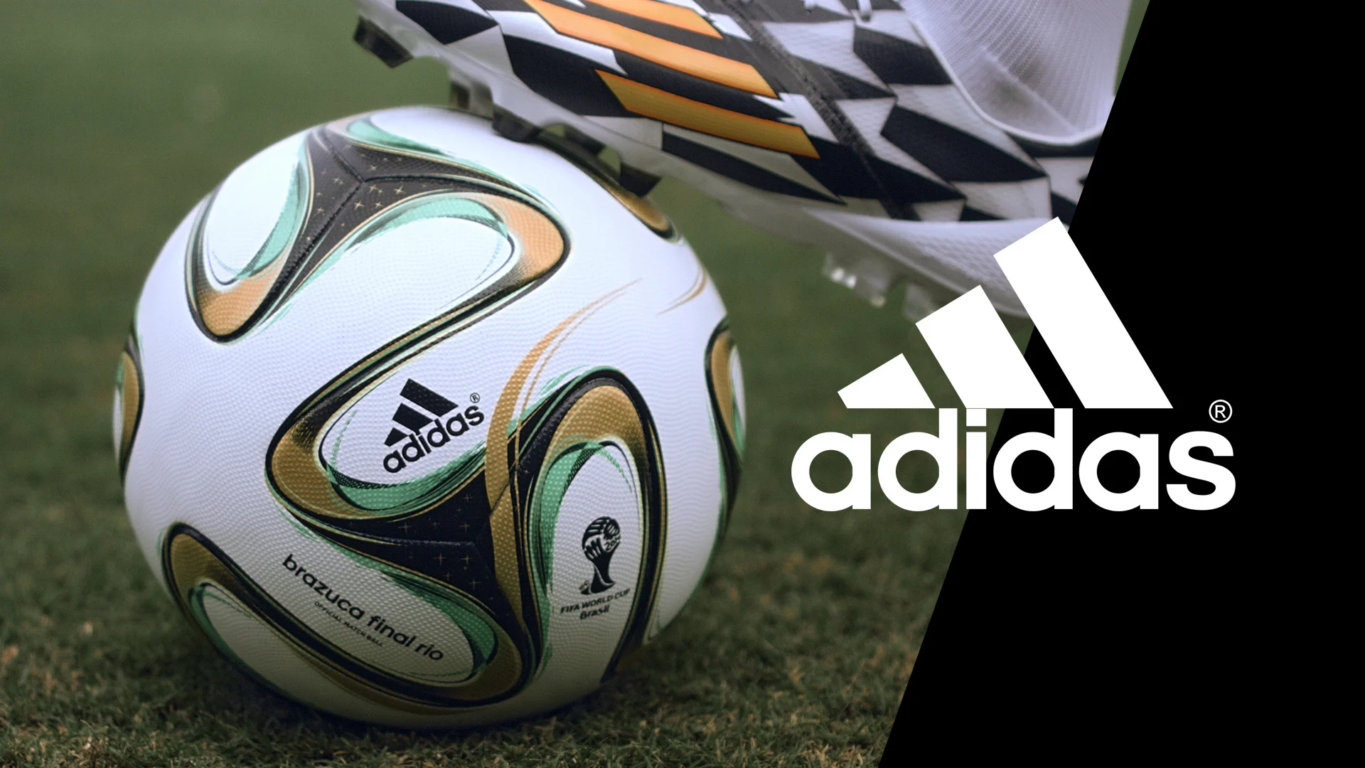 Brazuca. Match ball of 2014 FIFA world cup official ball - commercial ad 