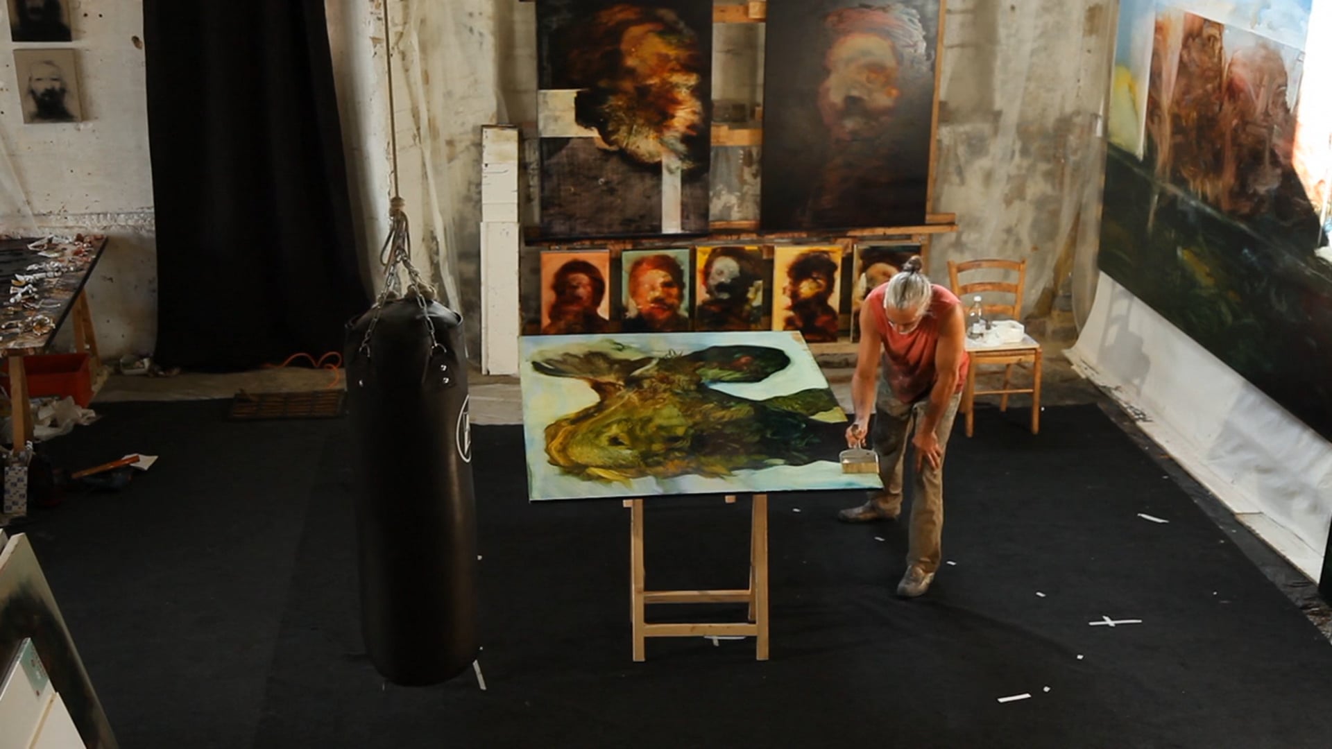 Johan Van Mullem, Portrait d'artiste