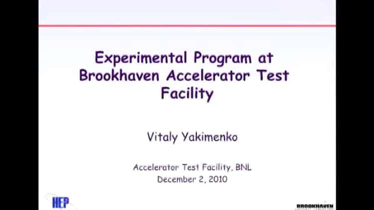 BNL, Accelerator Test Facility