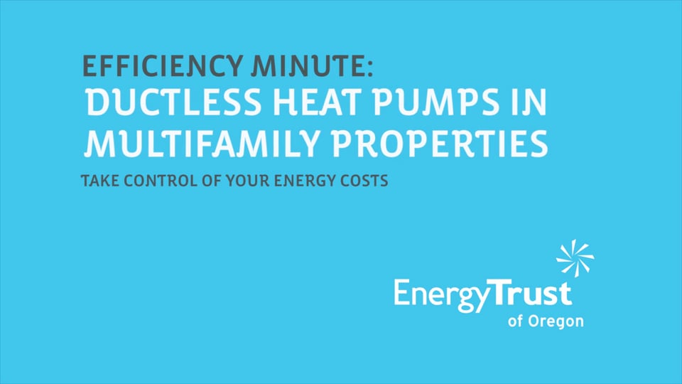 Thumbnail of video for Efficiency Minute: Ductless Heat Pumps