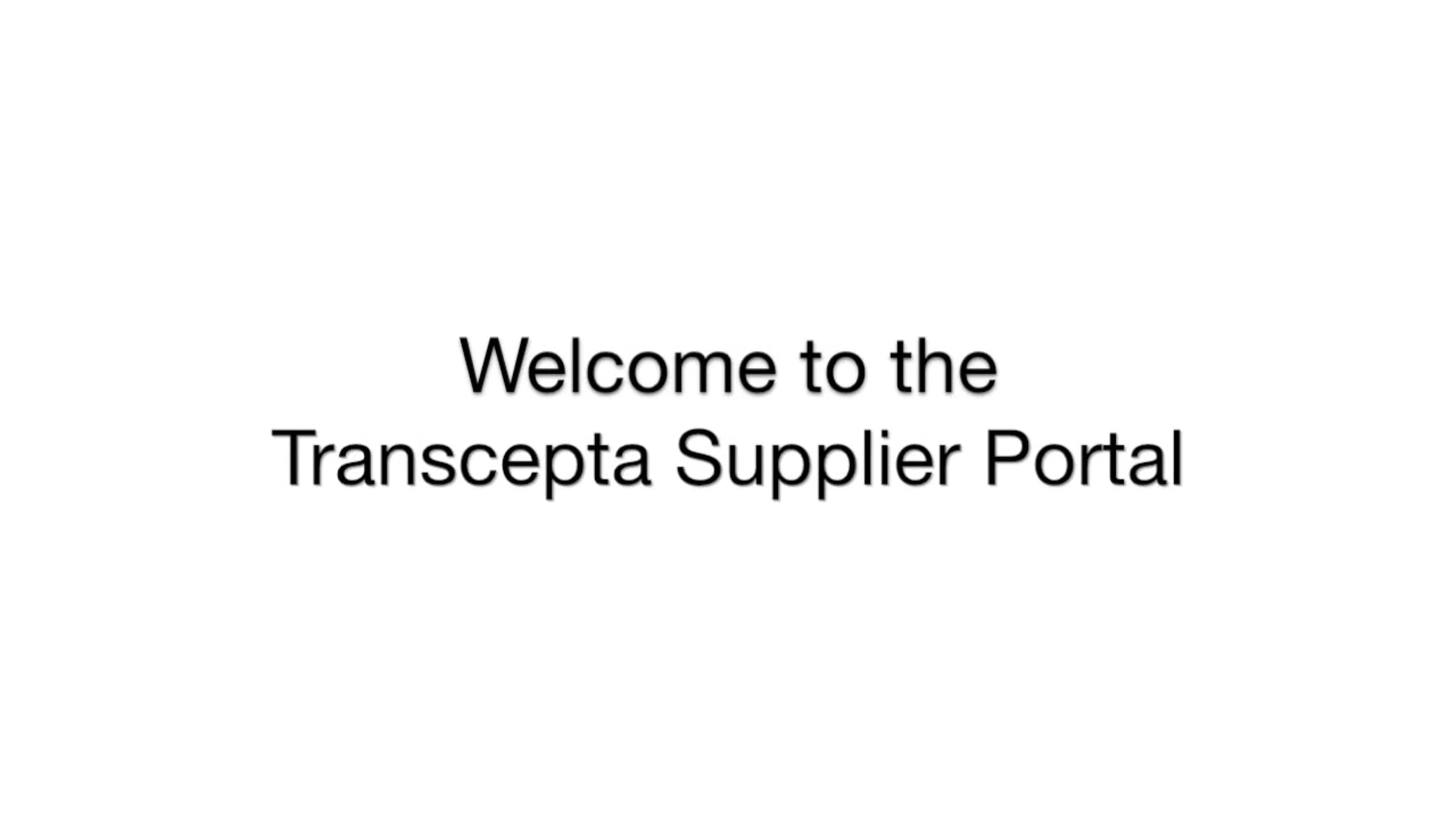 Transcepta Supplier Portal Guide | Videos & Movies on Vimeo