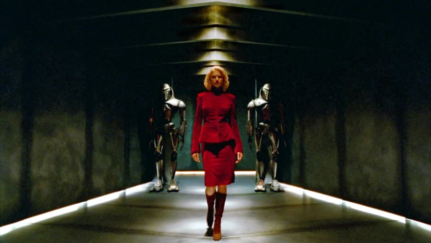 fembot in a red dress MESSAGE BEFORE PURCHASING Austin Powers Fembot
