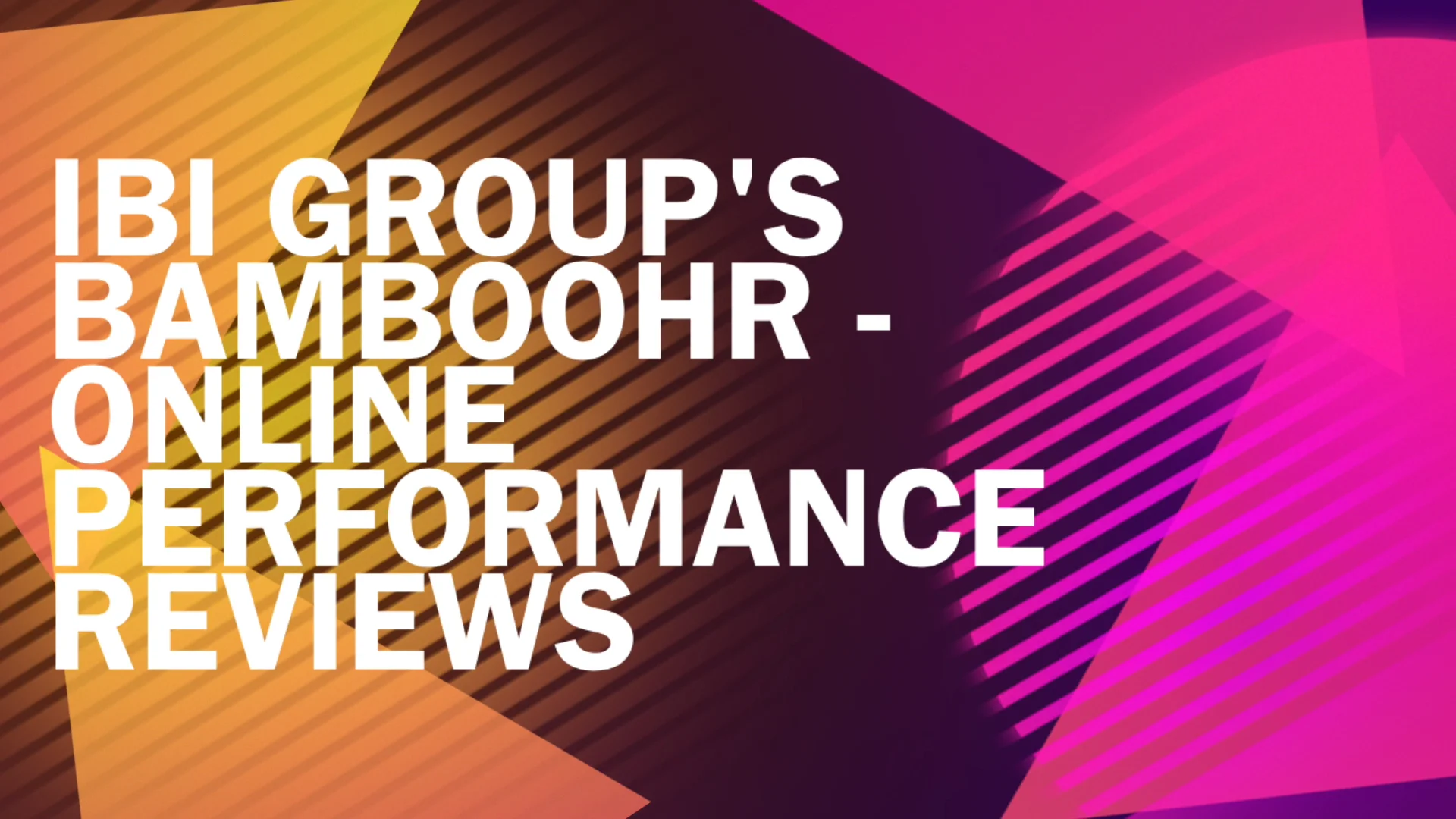 Employee Training Video BambooHR's Online Performance Planning and