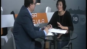 La regidora de Turisme, Marta Rodeja, a la Casa de la vila