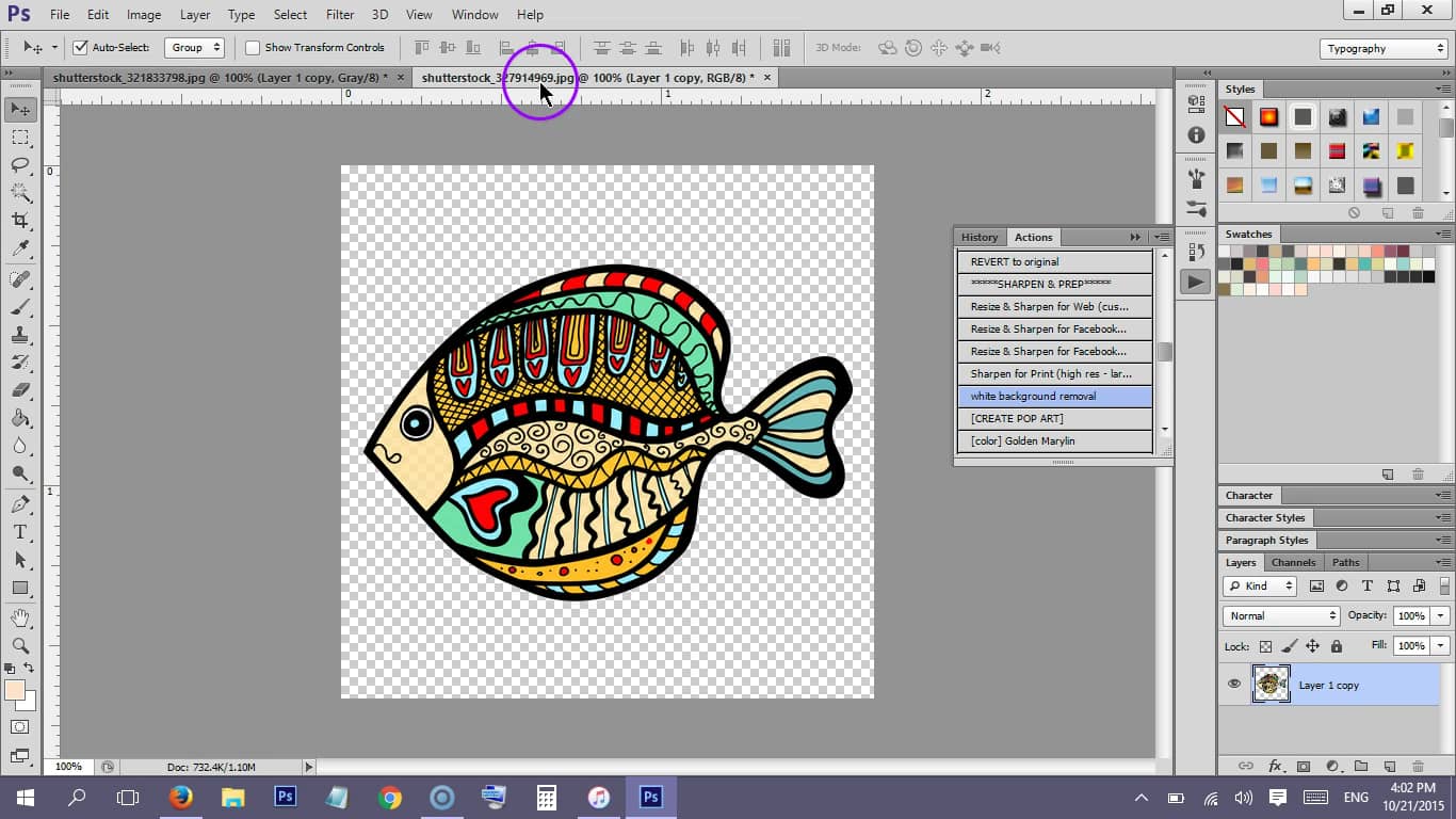 How to use White Background Remover Action on Vimeo