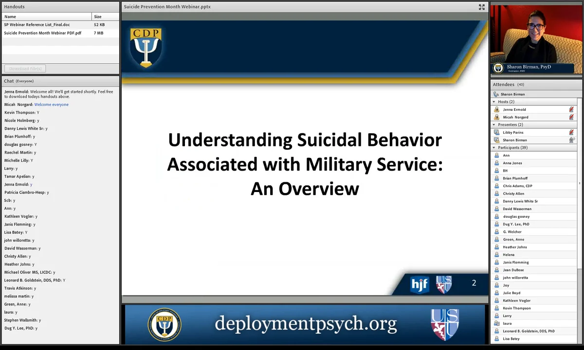 CDP Presents Military Suicide Prevention on Vimeo