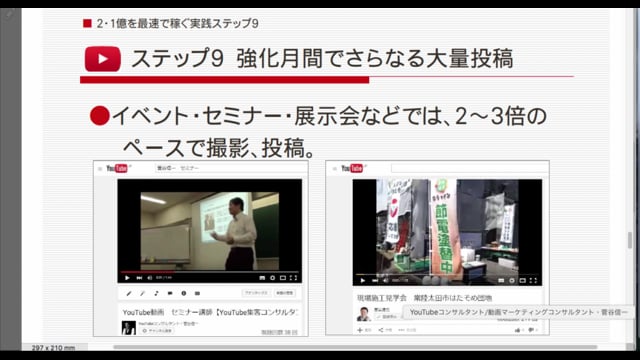 YouTube戦略12ステップ：9　