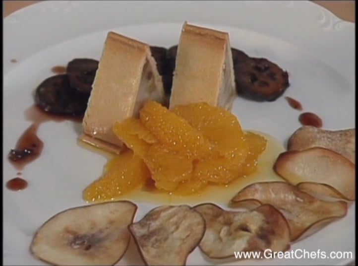 Poached Pear Terrine with Black Nuts and Orange Ragoût by Georg Weinwurm on Vimeo