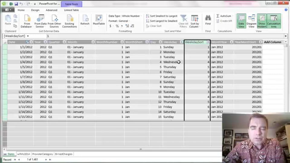 Excel Video 481 Hiding Columns in the Excel Data Model