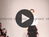 London School of Make up at PPQ aw15 show