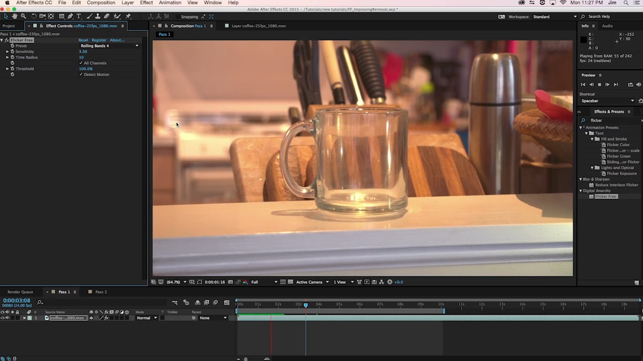 Flicker Free Tips Improving Flicker Removal in After Effects on Vimeo