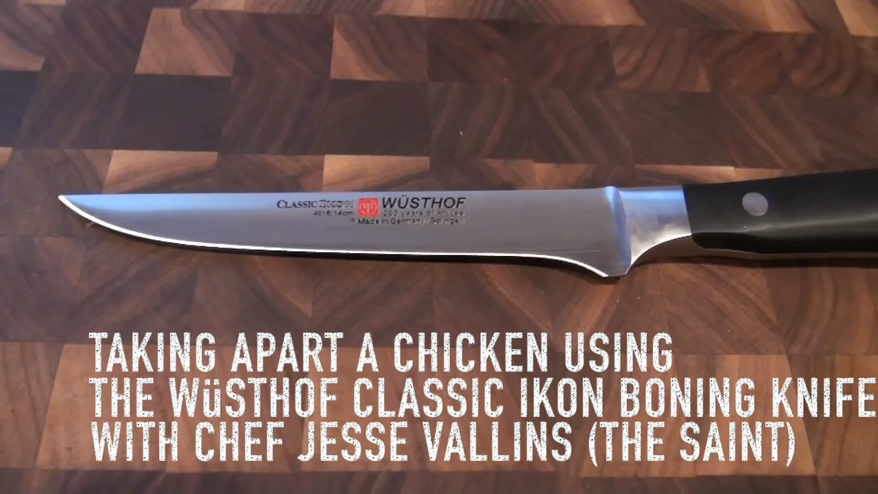 How to Use a Boning Knife to Cut Apart Chicken Carcass - Globalkitchen Japan