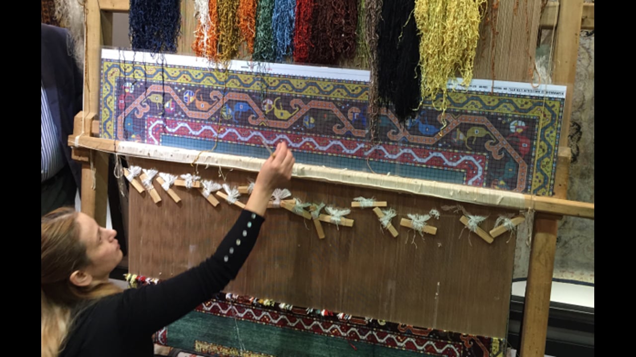 Fine Art of Weaving Turkish Carpets