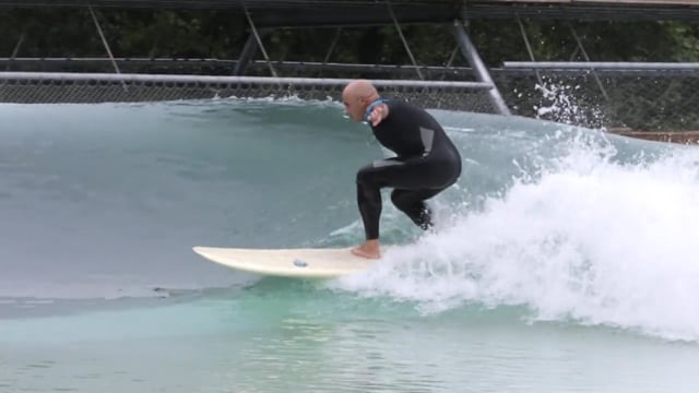 2015 Video Test Series NÂº 3: Blind Surfer Rides Wavegarden from wavegarden