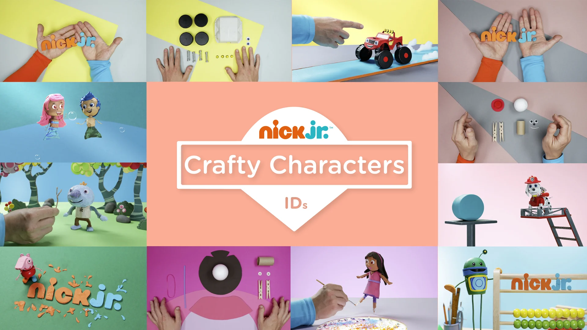 Nick Jr Crafty Characters Compilation in Awesome Handmade Animations on