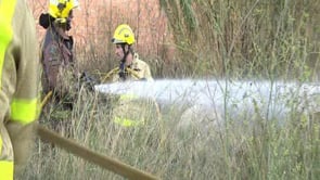 Petit incendi a la Closa d'en Llop
