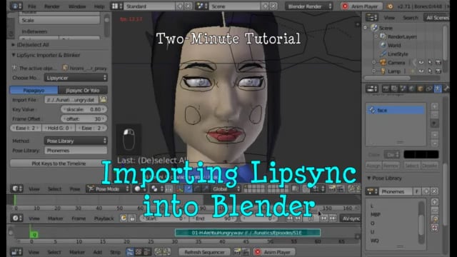 Automatic lipsync in Blender - Morevna Project