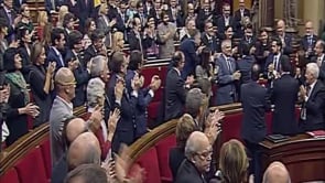 Rafel Bruguera a la Constitució del Parlament