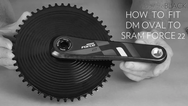How to convert SRAM Force 22 crank with Direct mount aero oval chainring