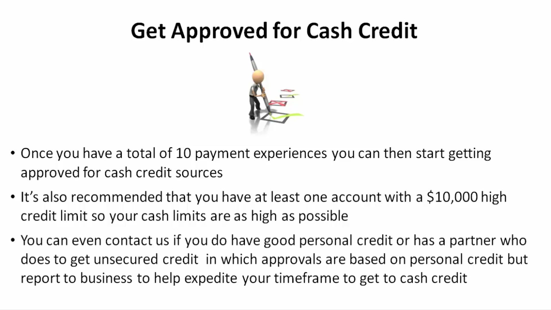 Business Credit Building Steps